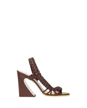 Fendi Chic Mini Sandals For Ss26 - White