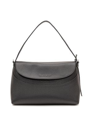 Orciani Nana Soft Mini Midi Shoulder Bag - Black