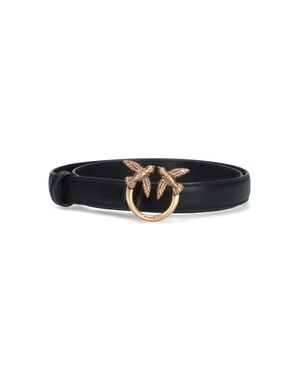 Pinko 100% Leather Belt For - Black