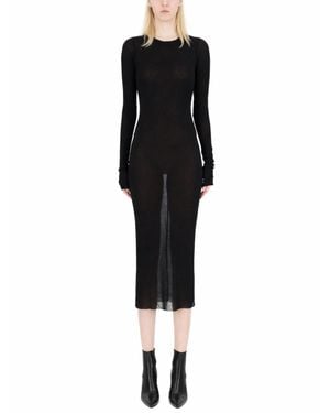 Rick Owens Long Dress - Black
