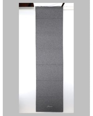 Jacquemus Jacquard Mini Scarf - Gray