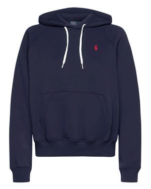 Polo Ralph Lauren Pony-Embroidered Hoodie - Blue