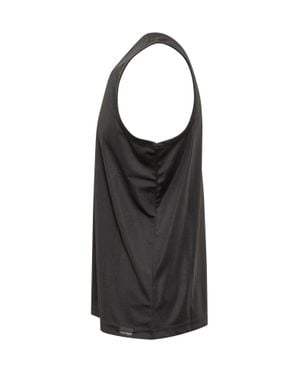 Courreges Logo Tank Top - Black
