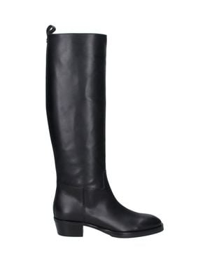 Jimmy Choo Leather Knee-High Boots - Black