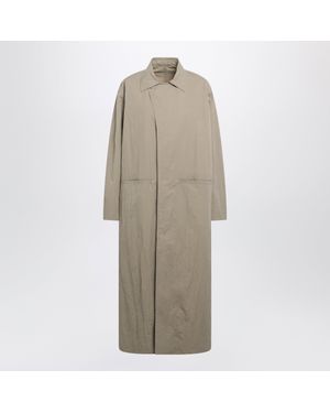 Gucci Oversized Long Trench Coat - Natural