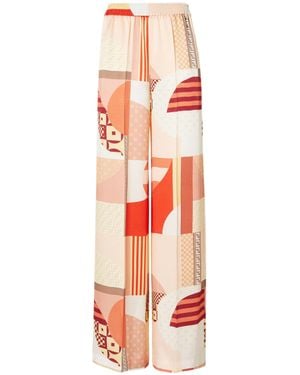 Fendi Flowing Pajama Pants - White