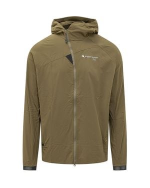 Klättermusen Lightweight Zip-Front Jacket With Hood - Green