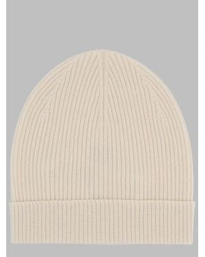 Rick Owens Mini Cashmere Beanie Hat - Natural
