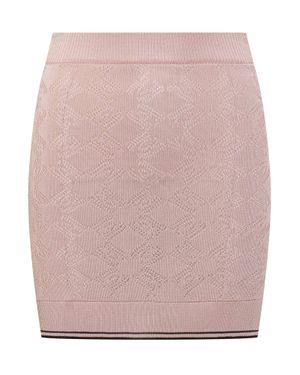 Amiri Chic Mini Skirt - Pink