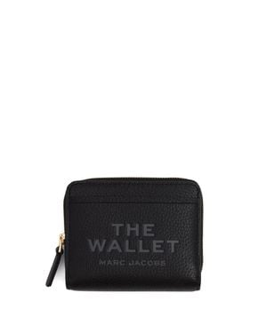 Marc Jacobs Mini Snap Closure Wallet With Multiple Pockets - Black