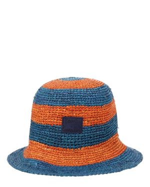Paul Smith Stripes Bucket Hat - Blue