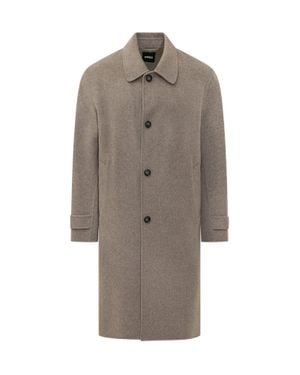 BOSS C-Clark Wool-Blend Jacket - Gray