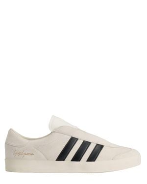 Y-3 100% Leather Sneakers - White