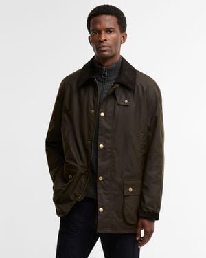 Barbour Ashby Waxed Cotton Jacket - Black