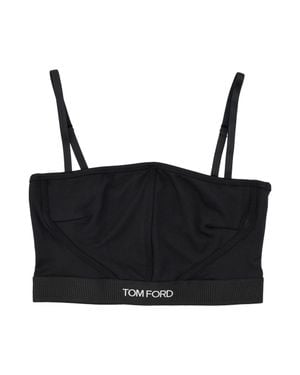 Tom Ford Elegant Modal Blend Top For - Black