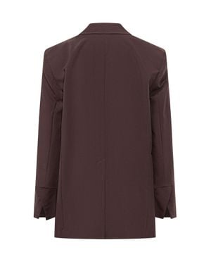 Pinko Kamut Fluid Jacket Blazer - Brown