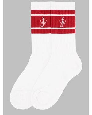 JW Anderson Jw Anderson Calzini Con Logo - White