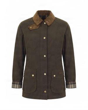 Barbour Waxed Cotton Field Jacket - Black