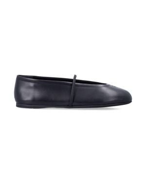 Miu Miu Leather Ballet Flats - Blue