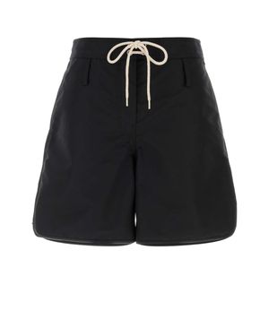 Prada Solid Shorts - Black