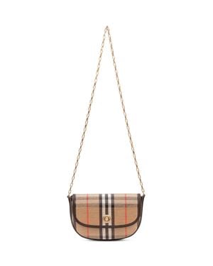 Burberry High-End Chain Clutch - White
