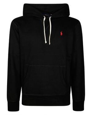 Polo Ralph Lauren Fleece Pullover Hoodie - Black