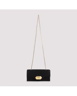 Lanvin Invitation Small Satin Clutch - White