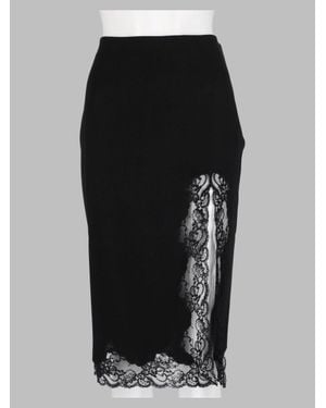 Balmain Style Mini Skirt For - Black