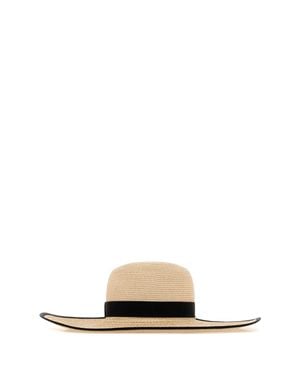 Agnona Sand Hemp Hat - Multicolor