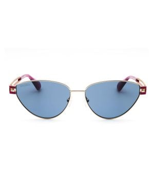 MAX&Co. Cat-Eye Metal Sunglasses For - Blue