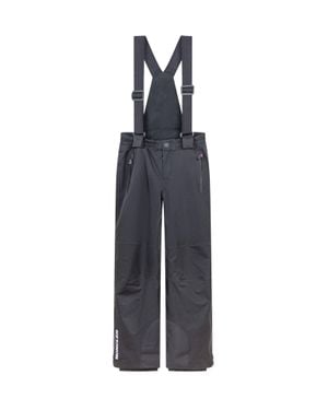Moncler Kids Ski Pants With Suspender Straps - Blue