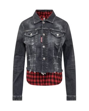 DSquared² Sleek Modern Jacket - Blue