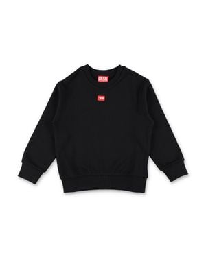 DIESEL Boys 100% Cotton Essential T-Shirt - Black