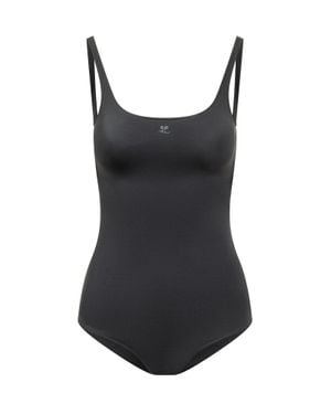 Courreges Cut-Out Mini Swimsuit - Black