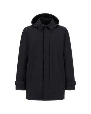 Herno Long Parka - Blue