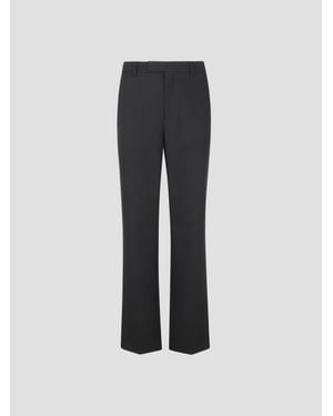 Rier Straight-Leg Pants - Gray