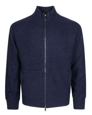 Altea Lined Full-Zip Sweater Jacket - Blue