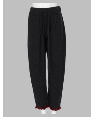 Uma Wang 100% Cashmere Pants - Black