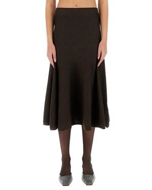 KHAITE Mayu" Skirt - Black