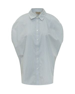 Woolrich Classic Stripe Button-Up Shirt - Blue