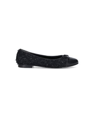 Tory Burch Wool Blend Ballerinas For - Black