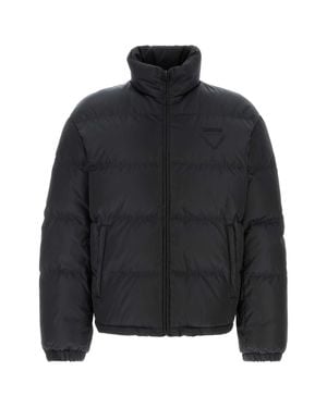 Prada Re-Nylon Down Jacket - Black