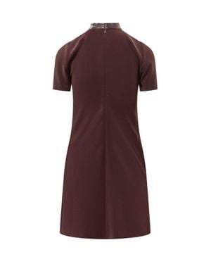 Courreges A-Line Mini Dress - Purple