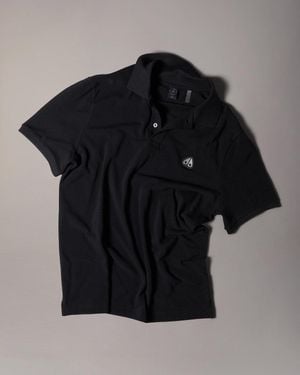 Moose Knuckles Everett Polo - Black