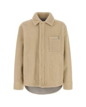 Loewe Ivory Shearling Jacket - Natural