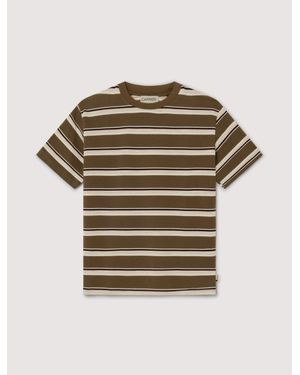 Carrera Minimalist Painter's T-Shirt - Brown