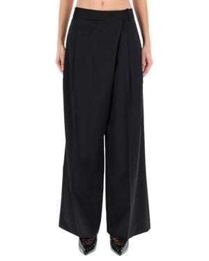 Ganni "Cross-Over" Pants - Black
