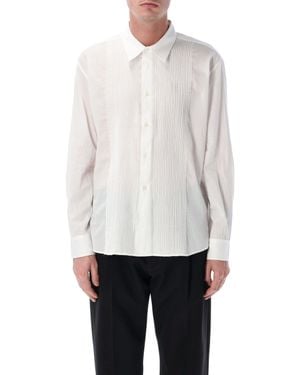 Our Legacy Ivory Pintuck Cotton Promise Shirt - White