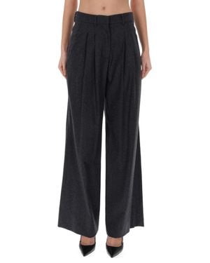 PT Torino Wool-Cashmere Pants - Black