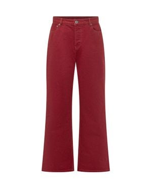 Ami Paris Large-Fit Jeans - Red